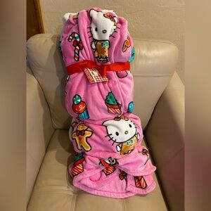 Hello Kitty Plush Christmas Throws Set of Two